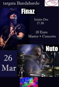 Masterclass imperdibile con doppio appuntamento Finaz  #guitar  [ noto co-fondatore e chitarrista della #bandabardò ]