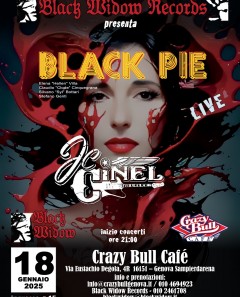 BLACK PIE + JC CINEL BAND LIVE CRAZY BULL GENOVA