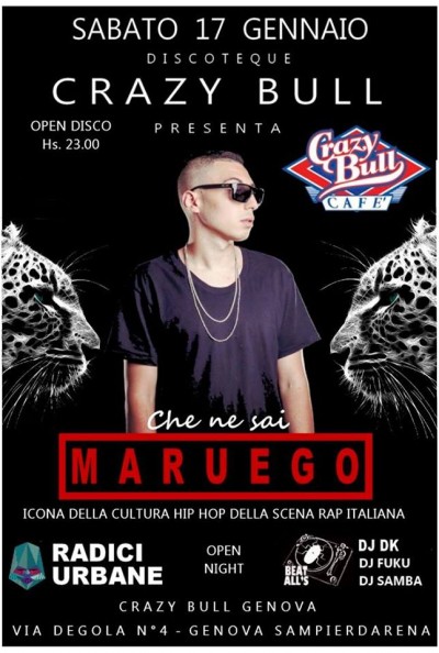 GEN 17 17.1.2015 MARUEGO LIVE @ CRAZY BULL