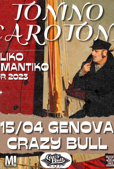 TONINO CAROTONE - "Etiliko Romantiko" - Tour 2023