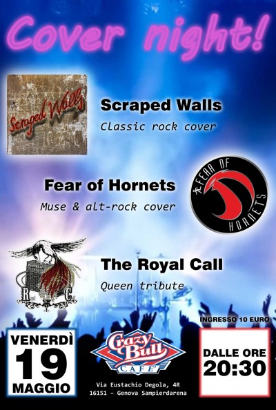 COVER NIGTH @ CRAZY BULL GENOVA